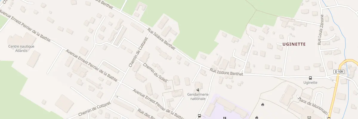 Plan du 443 Rue Isidore Berthet à Ugine