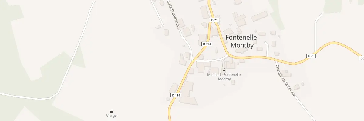 Plan du 8 Rue du Mouthier à Fontenelle-Montby