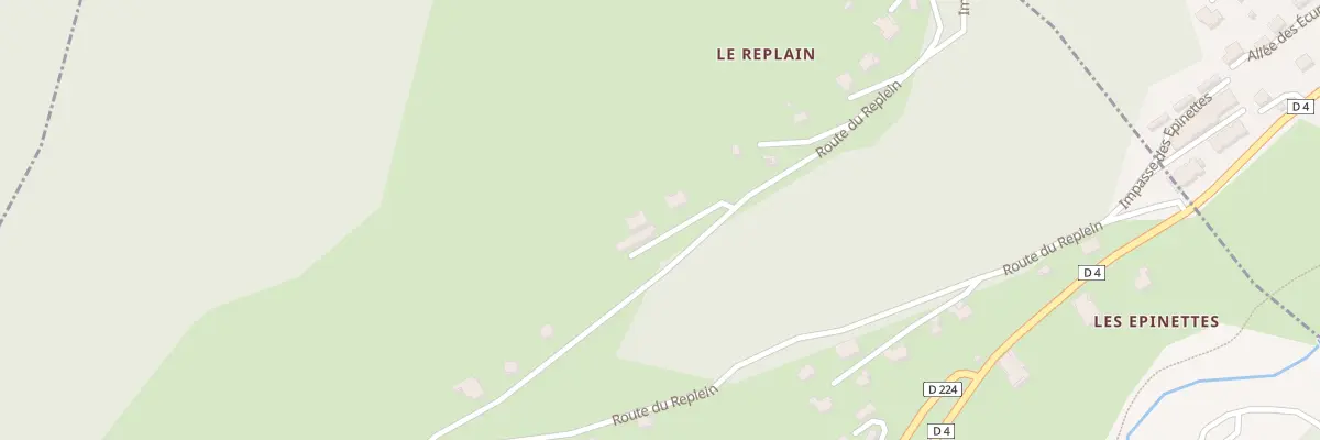 Plan du 941 Rte du Replein à Saint-Jean-de-Sixt