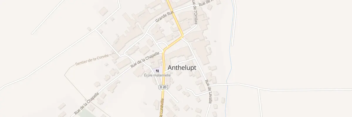Plan du 5 Rue de Lunéville à Anthelupt