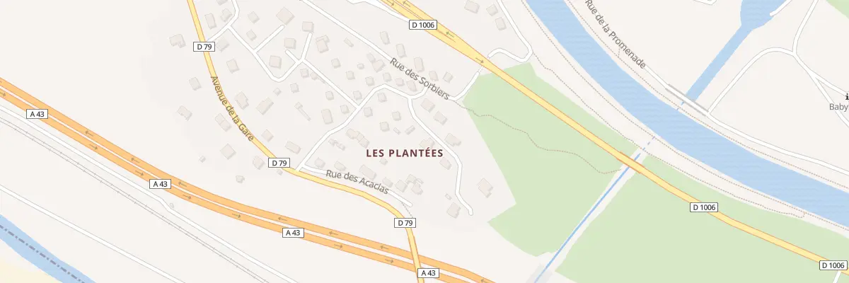 Plan du 204 Rue Miguet Perron à Saint-Julien-Mont-Denis