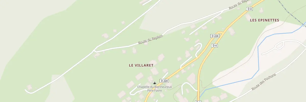 Plan du 272 Rte Saint-Pierre Favre à Saint-Jean-de-Sixt