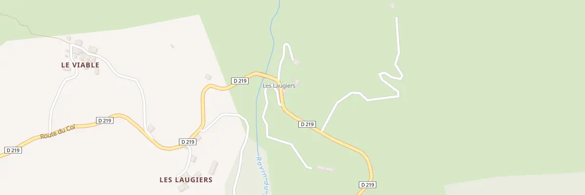 Plan du 5061 Le Jonchier à Tartonne