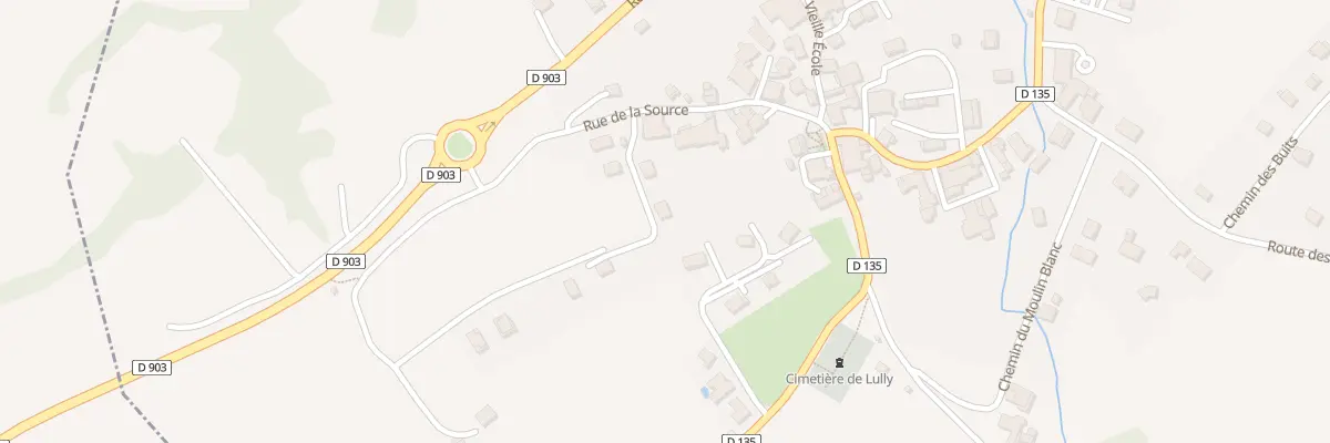 Plan du 75 Imp du Verger à Lully