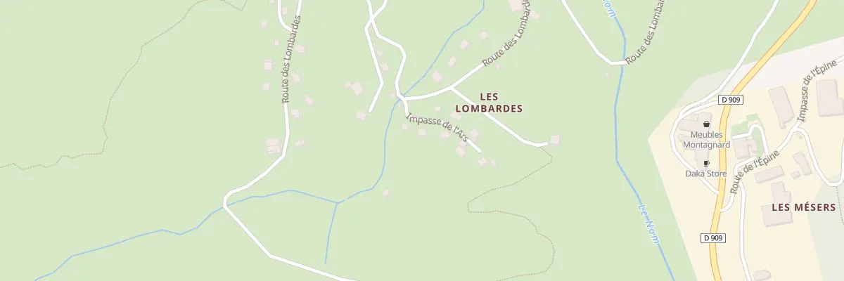 Plan du 58 Imp de l’Ars à Saint-Jean-de-Sixt