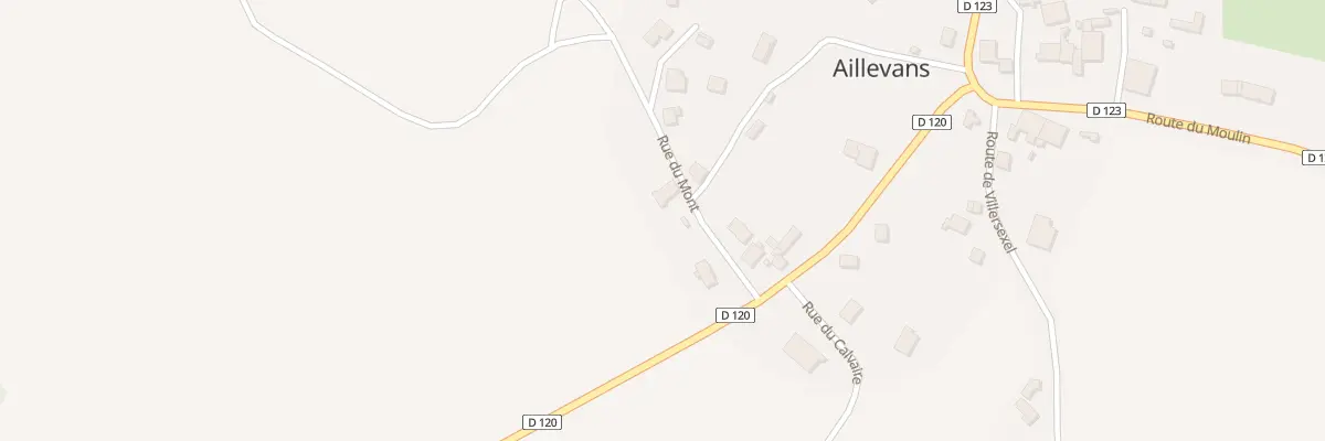 Plan du 1 Rue du Mont à Aillevans