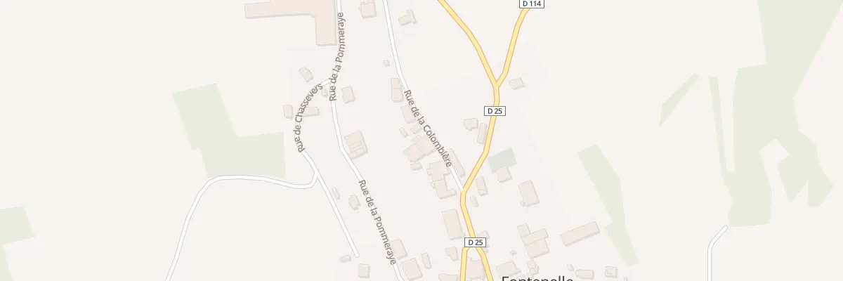 Plan du 5 Rue de la Colombière à Fontenelle-Montby