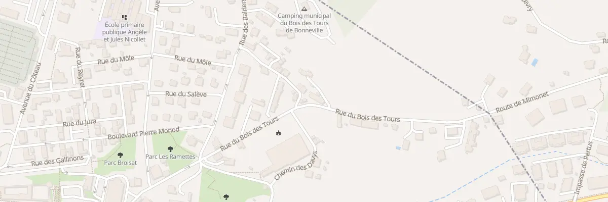 Plan du 279 Rue du bois des tours à Bonneville