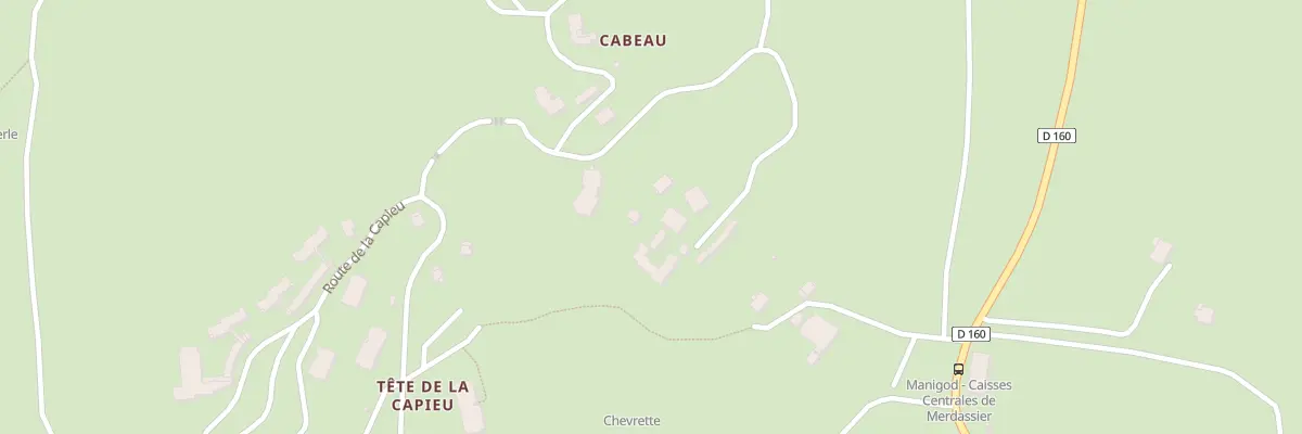 Plan du 4188 Rte du col de Merdassier à Manigod