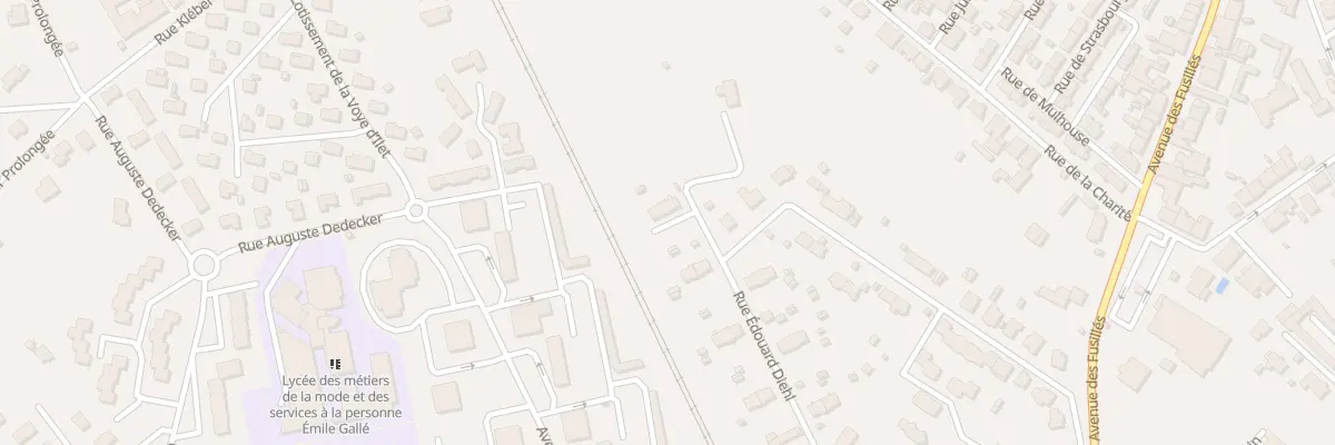 Plan du 33 Rue Edouard Diehl à Thaon-les-Vosges