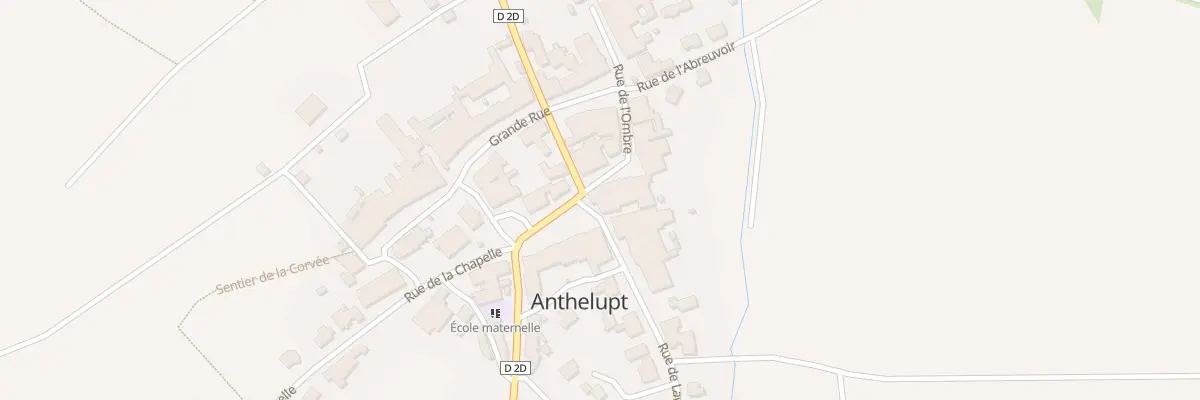 Plan du 1 Rue de Lavalle à Anthelupt