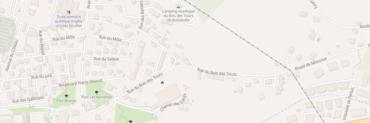 Plan du 289 Rue du bois des tours à Bonneville