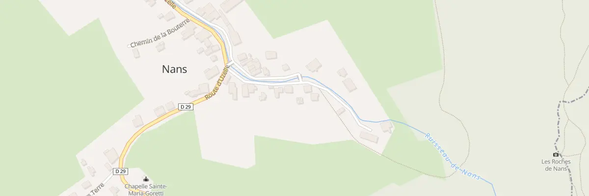 Plan du 8 Rue des Roches à Nans