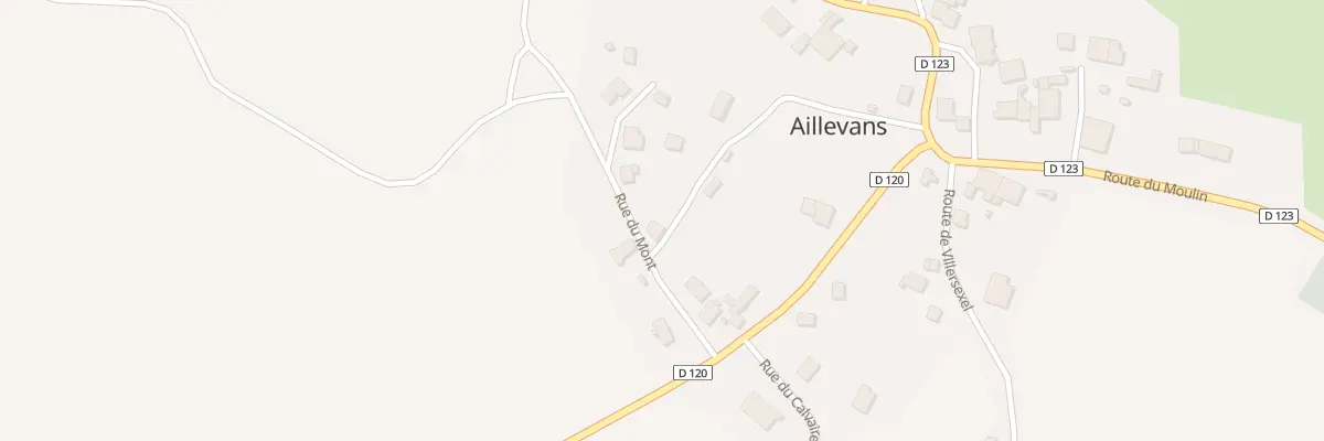 Plan du 4 Rue du Mont à Aillevans