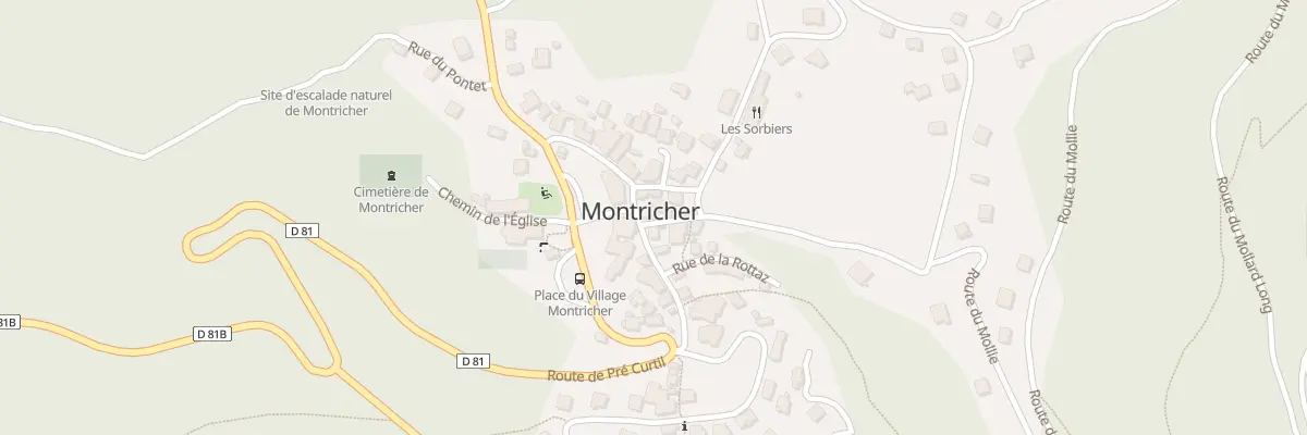 Plan du 11 Che des Jardins à Montricher-Albanne