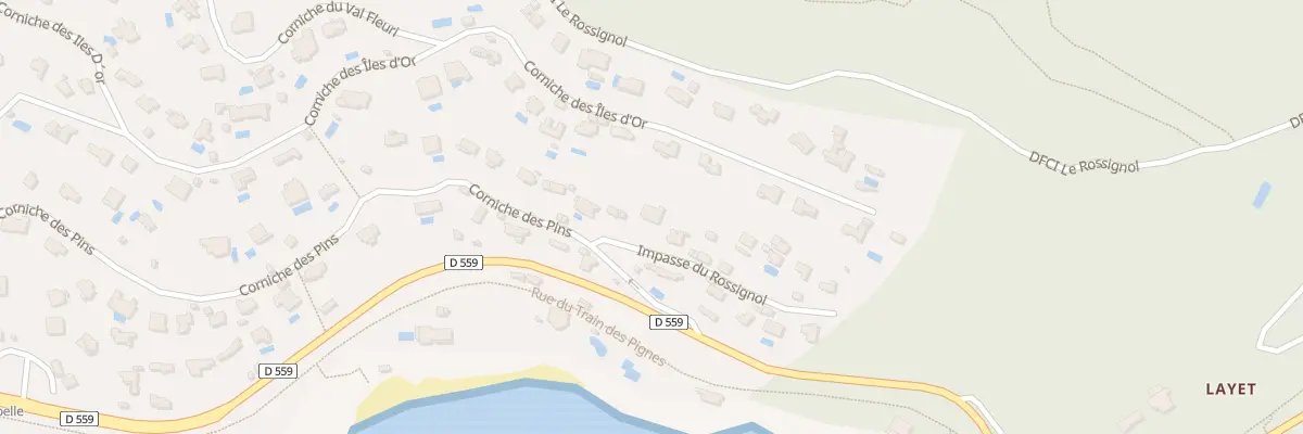 Plan du 6218 Cor des Pins au Lavandou