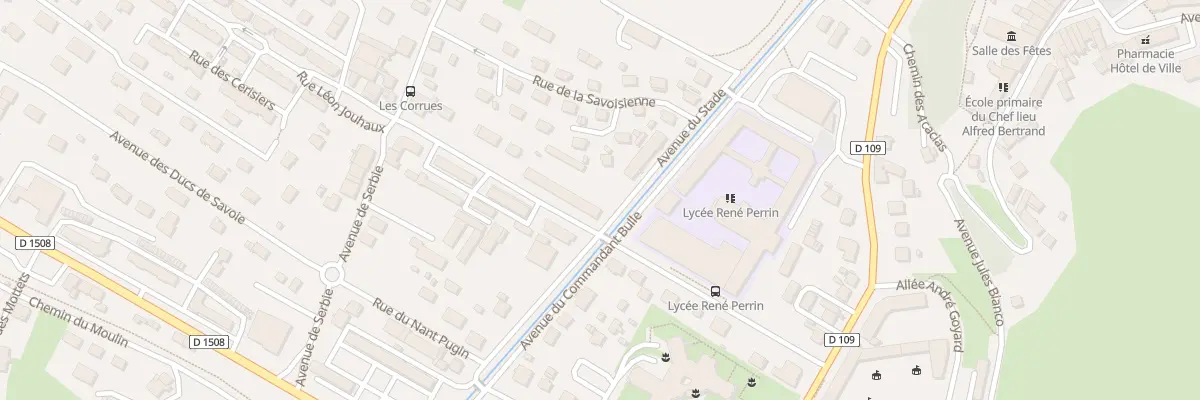 Plan du 4 Av du Stade à Ugine