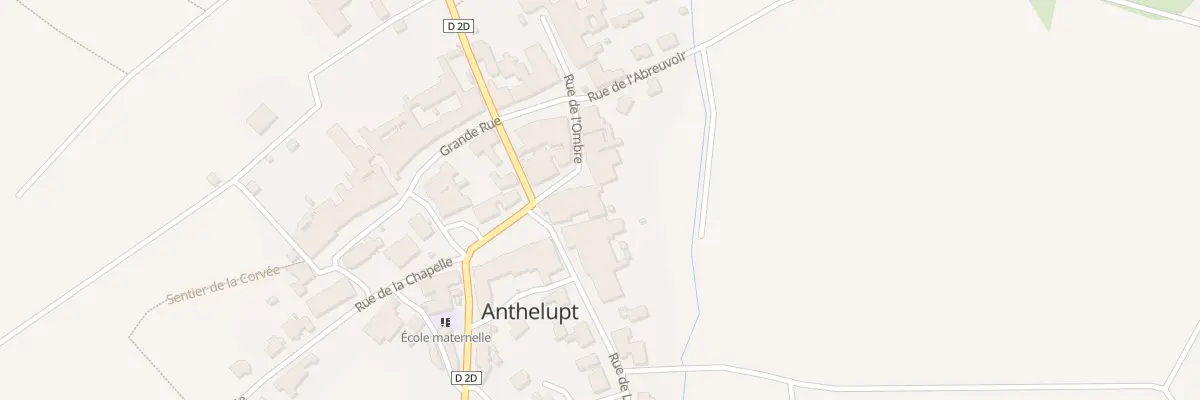 Plan du 19 Rue de l’Ombre à Anthelupt
