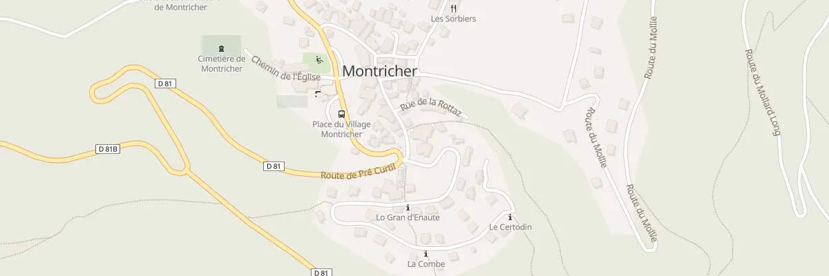 Plan du 181 Gr Grande Rue à Montricher-Albanne