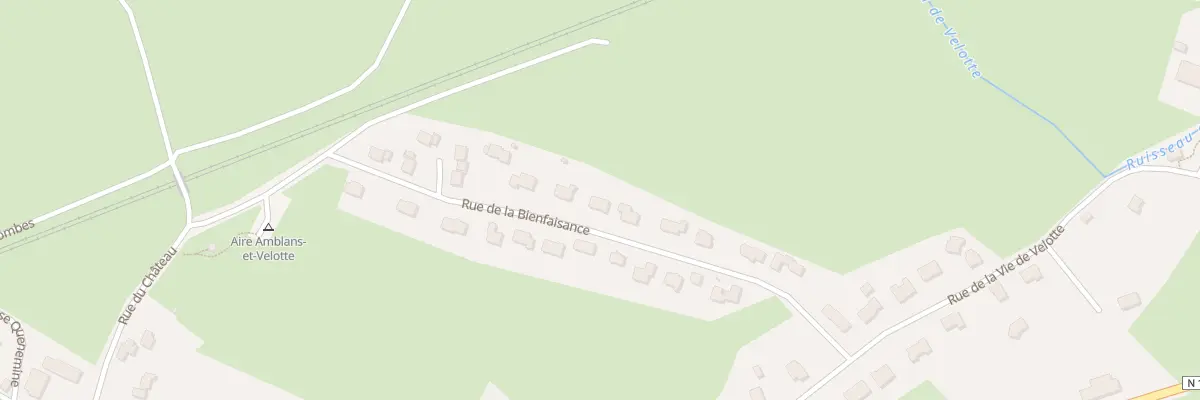 Plan du 12 Rue de la Bienfaisance à Amblans-et-Velotte