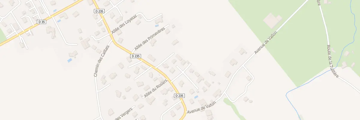 Plan du 43 All de Vallonnet à Fessy