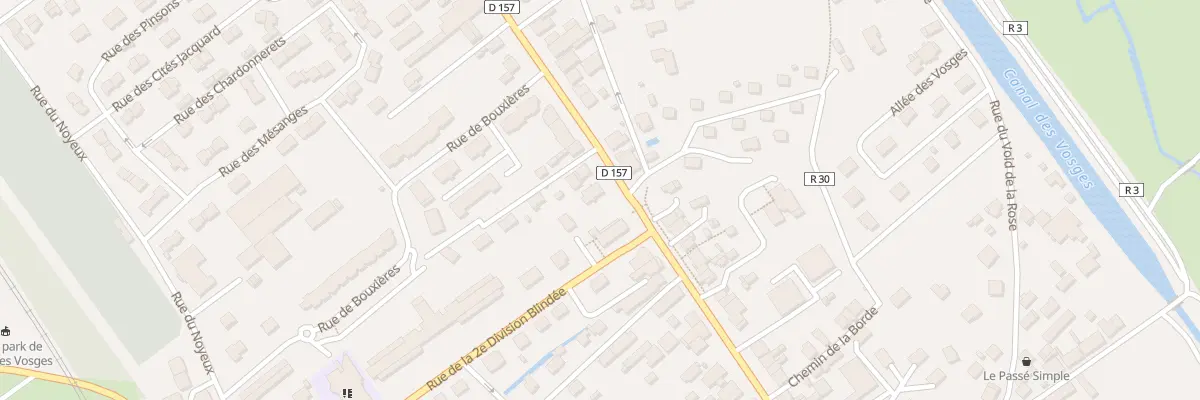 Plan du 91 Rue de Lorraine Thaon à Thaon-les-Vosges