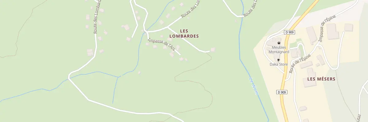 Plan du 120 Imp de l’Ars à Saint-Jean-de-Sixt