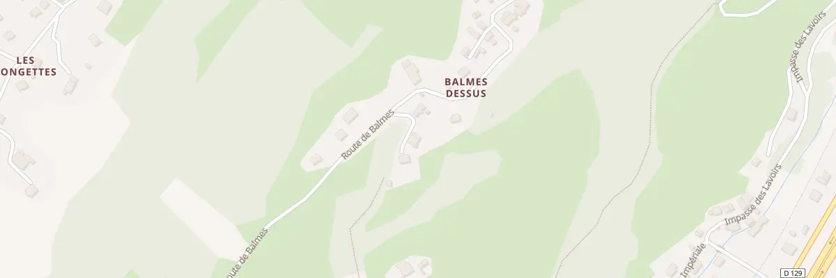 Plan du 5151 La Balme à Marthod