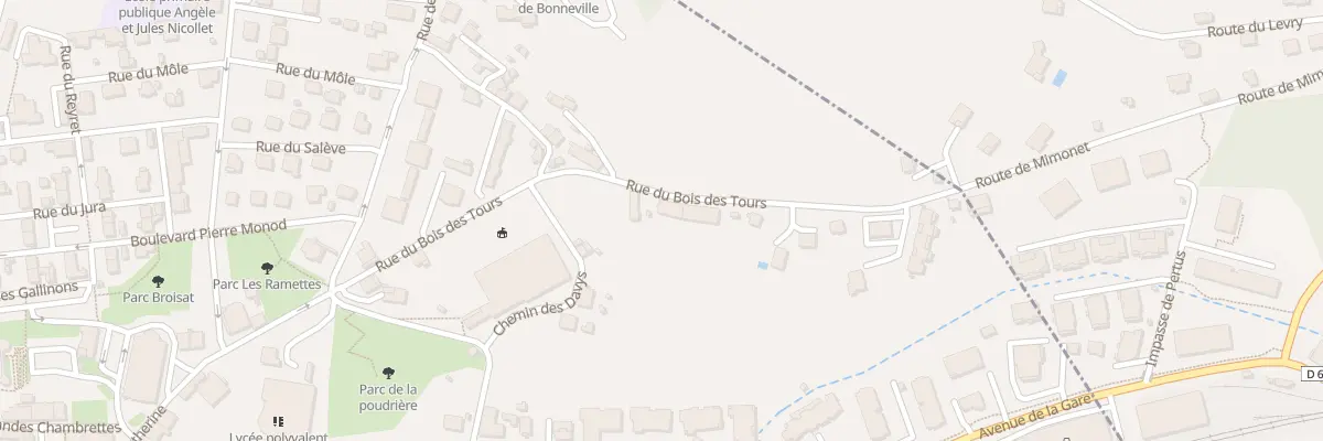 Plan du 378 Rue du bois des tours à Bonneville