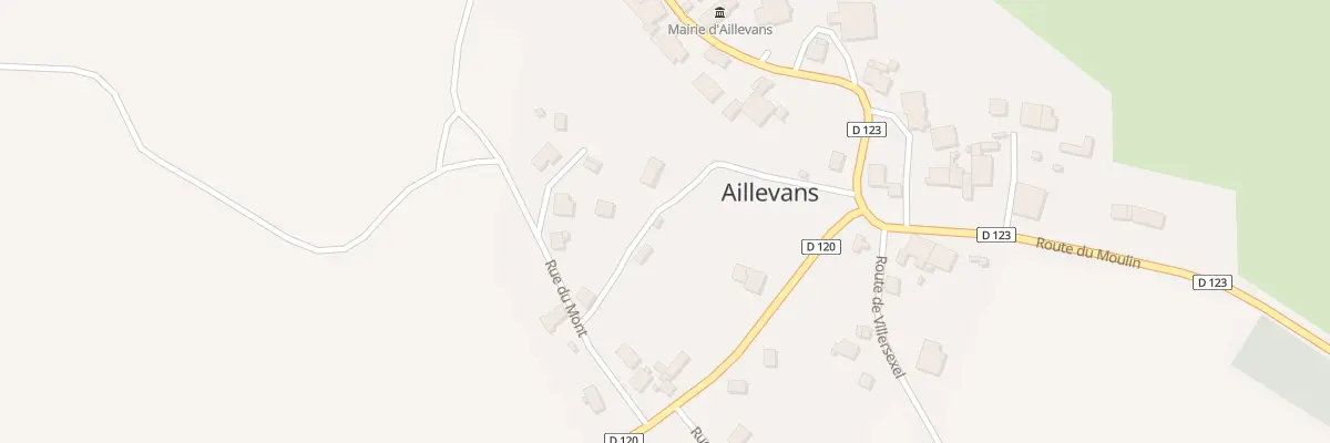 Plan du 4 Rue de la Vignotte à Aillevans