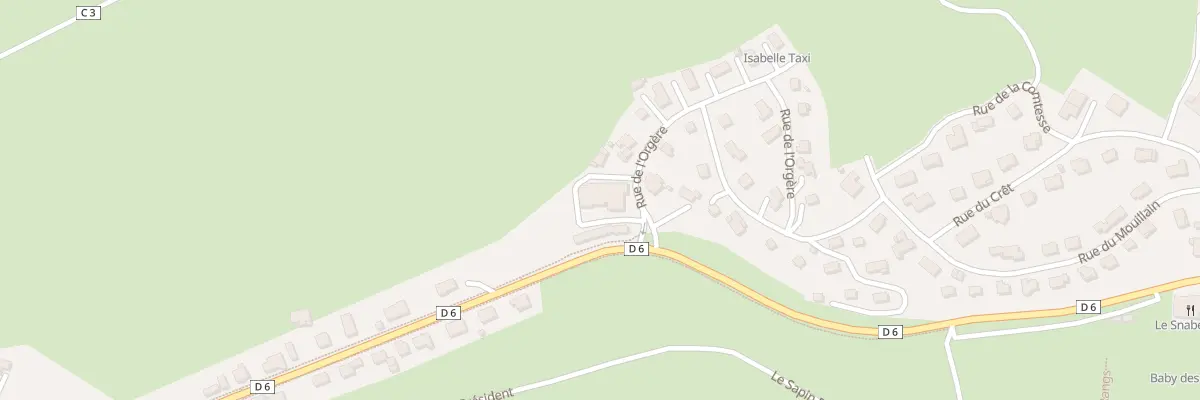 Plan du 3 Rue de l’Orgère aux Fourgs