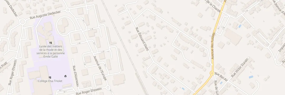 Plan du 11 Rue Edouard Diehl à Thaon-les-Vosges