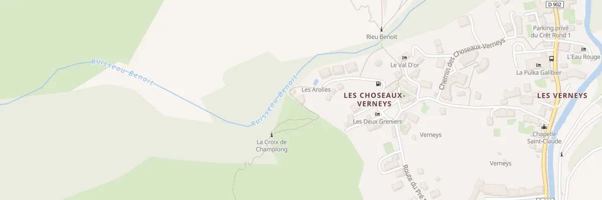 Plan du 5045A Imm Res Les Arolles à Valloire