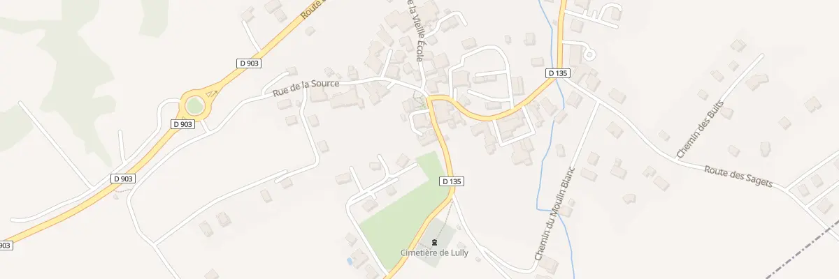 Plan du 30B Rte des Hutins à Lully