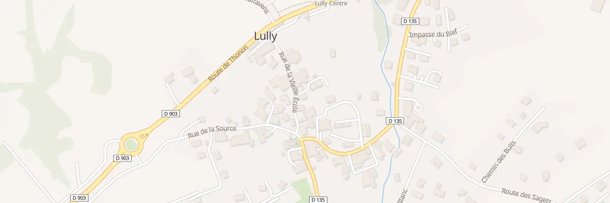 Plan du 50 Rue de la Vieille école à Lully