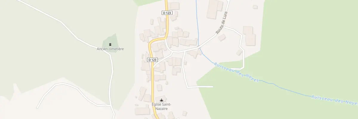 Plan du 2 Rue de la Charrière à Aillevans