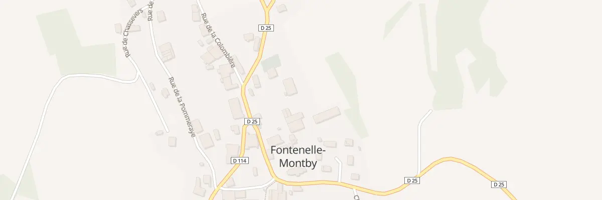 Plan de la Rue du Marronnier à Fontenelle-Montby