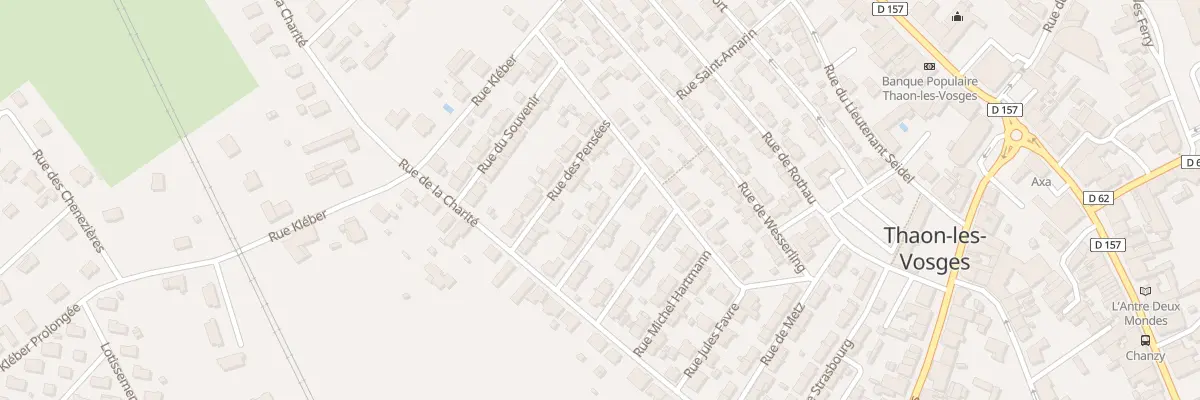 Plan du 6 Rue des Lilas Thaon à Thaon-les-Vosges