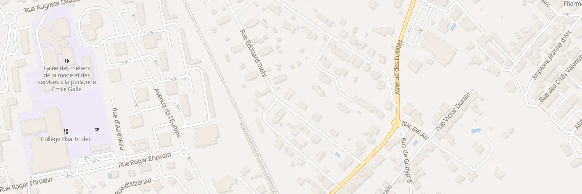 Plan du 8 Rue Edouard Diehl à Thaon-les-Vosges
