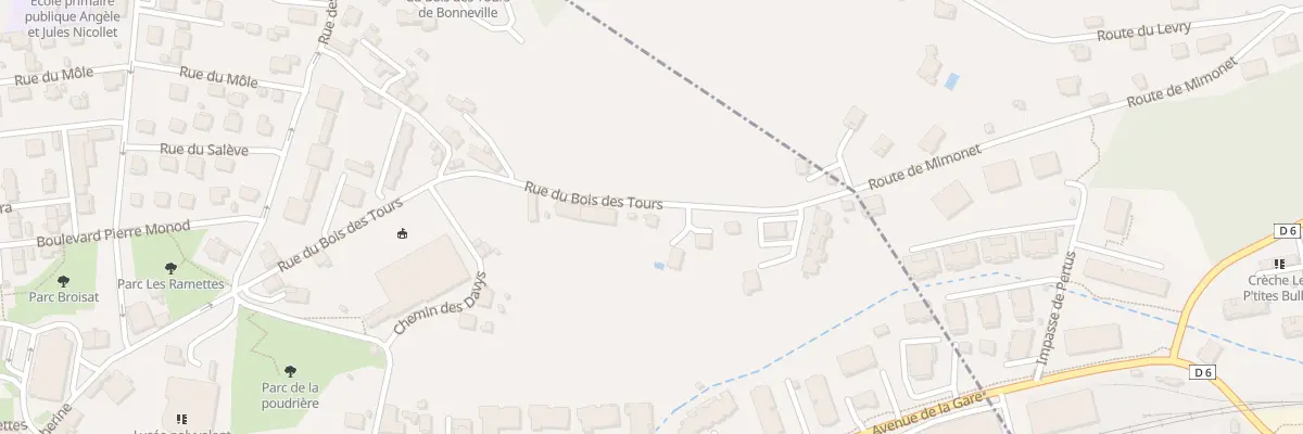 Plan du 444 Rue du bois des tours à Bonneville