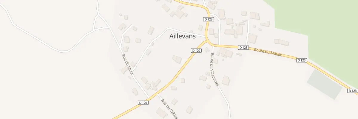 Plan du 2 Rue du 14 Septembre 1944 à Aillevans