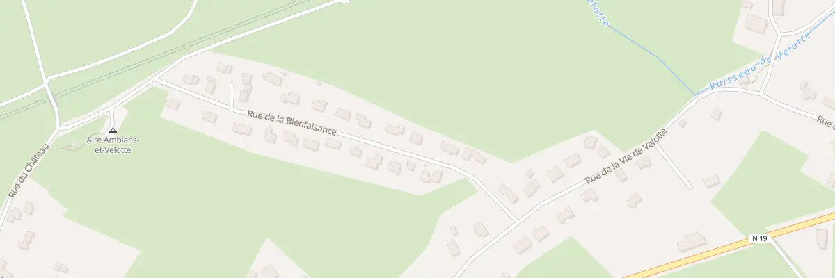 Plan du 6 Rue de la Bienfaisance à Amblans-et-Velotte