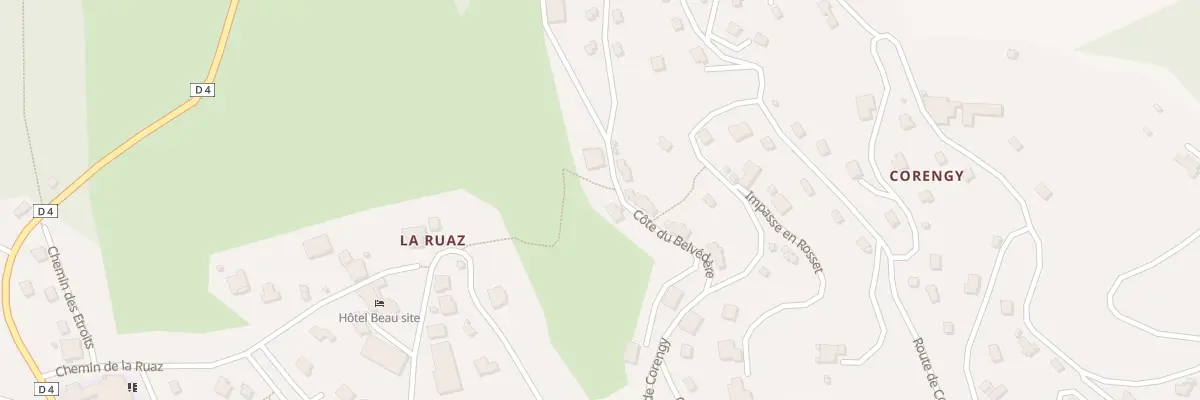 Plan du 125 Cote du Belvédère à Saint-Jean-de-Sixt