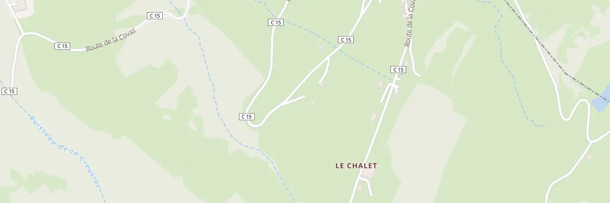 Plan du 1870B Rte de la Covaz à Saxel