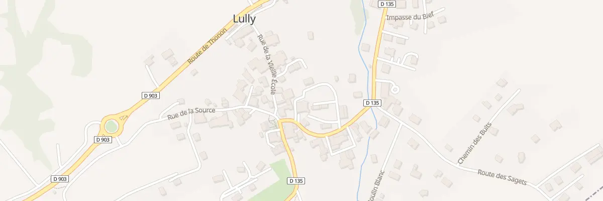 Plan du 40A Imp du Garde à Lully