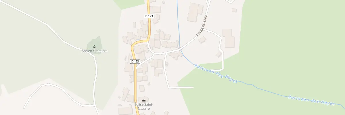 Plan du 10 Rte de Lure à Aillevans