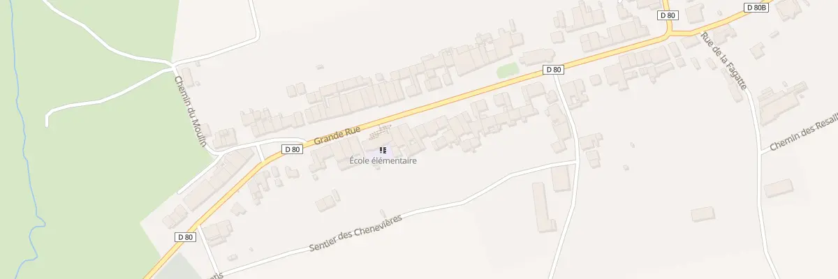 Plan du 30 Gr Grande Rue à Sornéville