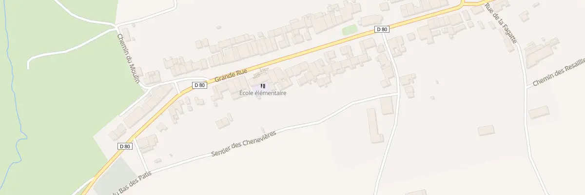 Plan du 28 Gr Grande Rue à Sornéville