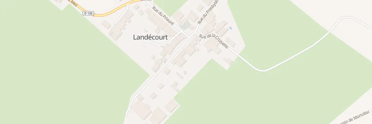 Plan du 11 Rue de la Corvée à Landécourt