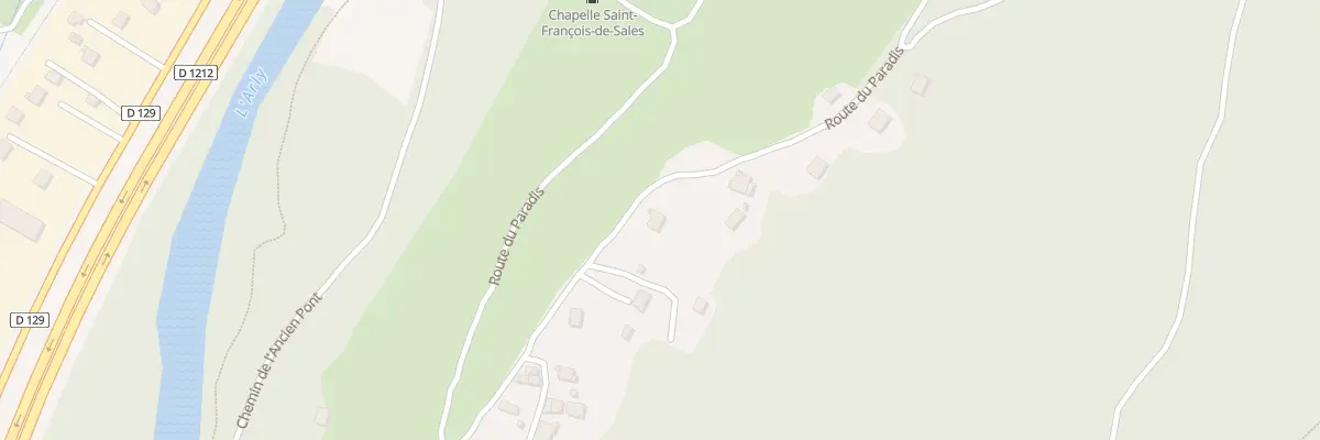 Plan du 5307A Au Gui à Marthod